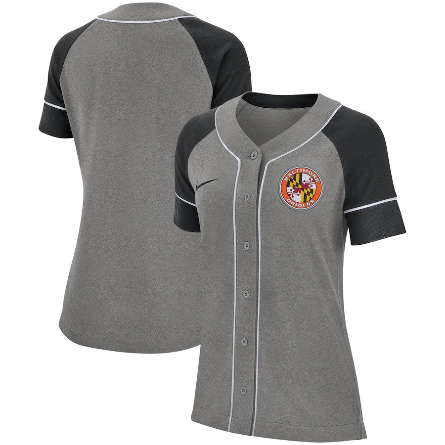 Baltimore Orioles Nike Womens Classic Limited Baseball Jersey - Gray