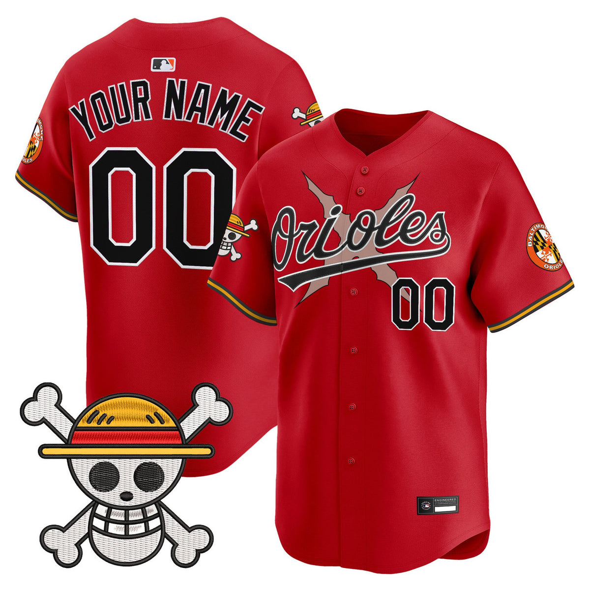 Baltimore Orioles X One Piece Vapor Premier Limited Custom Jersey