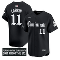 Barry Larkin #11 Cincinnati Reds Gothic Queen City Edition Limited Jersey