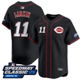 Barry Larkin #11 Cincinnati Reds Speedway Classic Limited Jersey - Black