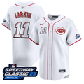 Barry Larkin #11 Cincinnati Reds Speedway Classic Limited Jersey - White
