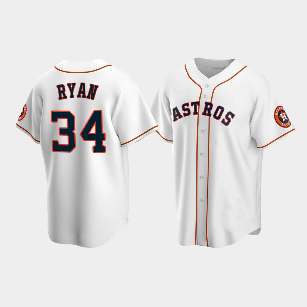 Nolan Ryan #34 Houston Astros Baseball Jerseys Limited Jersey - White