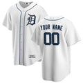 Detroit Tigers Baseball Jerseys Custom Home Limited Custom Jersey - White