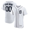 Detroit Tigers Baseball Jerseys Custom Authentic Custom Jersey - White