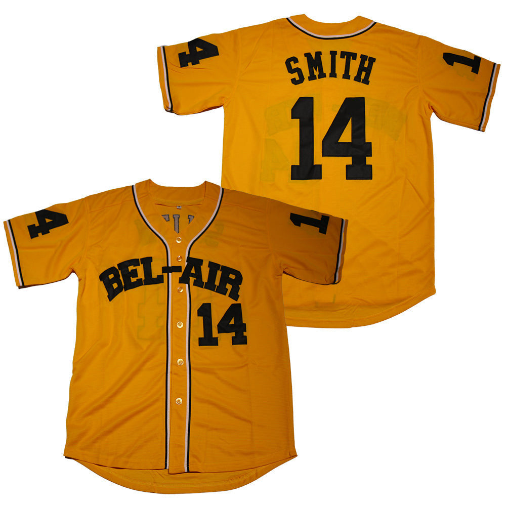 Will Smith #14 Bel-Air Fresh Prince Movie Limited Baseball Jersey