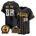 Big Boi Atlanta Braves #Bb Atliens Hank Aaron Patch Limited Jersey