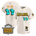 Big Boi Atlanta Braves #Bb Graffiti A-Town Edition Limited Jersey - Cream