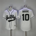 Biggie Bad Boy Movie Baseball #10 Limited Jersey - White