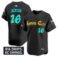 Bo Jackson #16 Kansas City Royals Graffiti Crown Drop Limited Jersey
