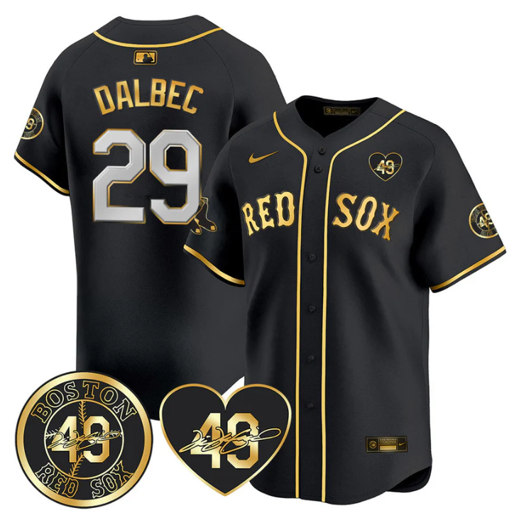 Bobby Dalbec #29 Boston Red Sox Tim Wakefield Memorial Patch Limited Jersey