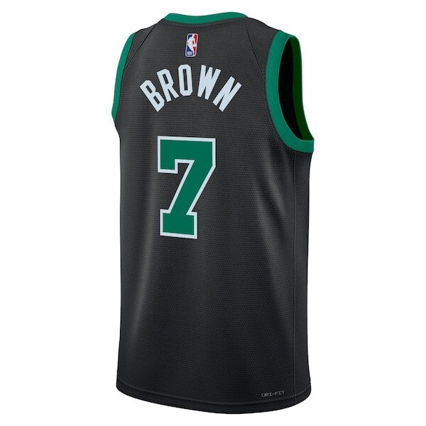 Boston Celtics Jordan Brand Statement Edition Swingman Jersey - Black - Jaylen Brown - Unisex