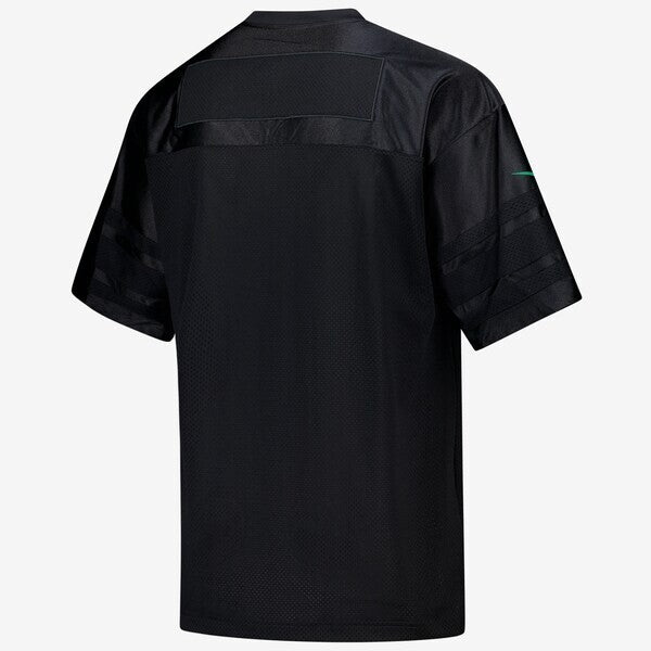 Boston Celtics Nike Courtside Football Jersey - Black - Mens