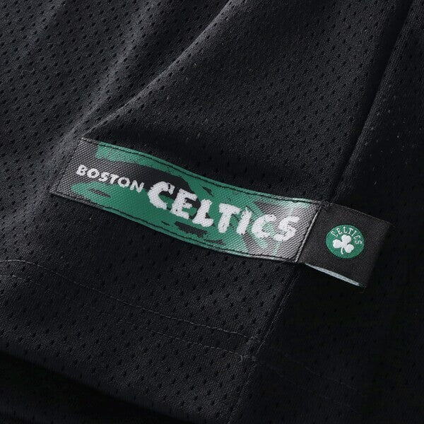 Boston Celtics Nike Courtside Football Jersey - Black - Mens