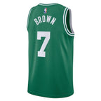 Boston Celtics Nike Icon Edition Swingman Jersey - Kelly Green - Jaylen Brown - Unisex