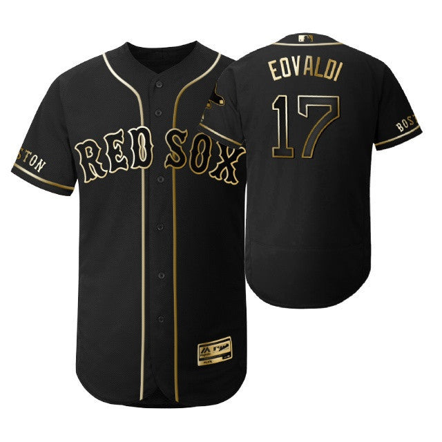 Nathan Eovaldi #17 Boston Red Sox 2019 Brandedition Black Gift Red Sox Fans Limited Jersey - Golden