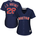 Boston Red Sox #28 Womens J D Martinez Alternate Limited Jersey - Navy Blue