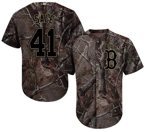 Chris Sale #41 Boston Red Sox Realtree Limited Cool Base Jersey - Camo