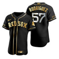 Boston Red Sox #57 Brandeduardo Rodriguez Brandedition Black Gift Red Sox Fans Limited Jersey - Golden