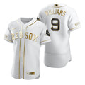 Ted Williams #9 Boston Red Sox Brandedition White Gift Red Sox Fans Limited Jersey - Golden
