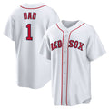 Boston Red Sox #1 Dad Home Baseball Limited Jersey - White