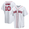 Trevor Story #10 Boston Red Sox Home Baseball Je Limited Jersey - White