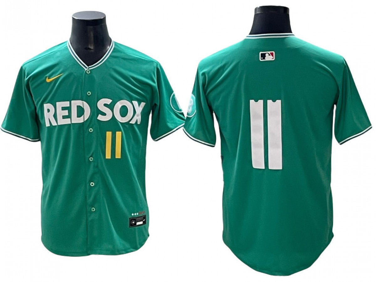 Rafael Devers #11 Boston Red Sox 2025 City Connect Limited Jersey - Green