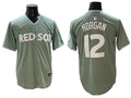 Steve Horgan #12 Boston Red Sox 2025 City Connect Limited Jersey - Green