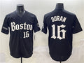 Jarren Duran #16 Boston Red Sox Gothic Vapor Limited Baseball Jer Jersey - Black