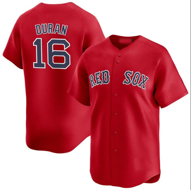 Jarren Duran #16 Boston Red Sox 2024 Alternate Limited Baseball Jer Jersey - Red