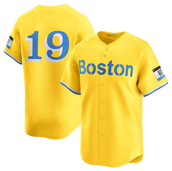 Roman Anthony #19 Boston Red Sox City Connect Limited Baseball Jersey - Gold