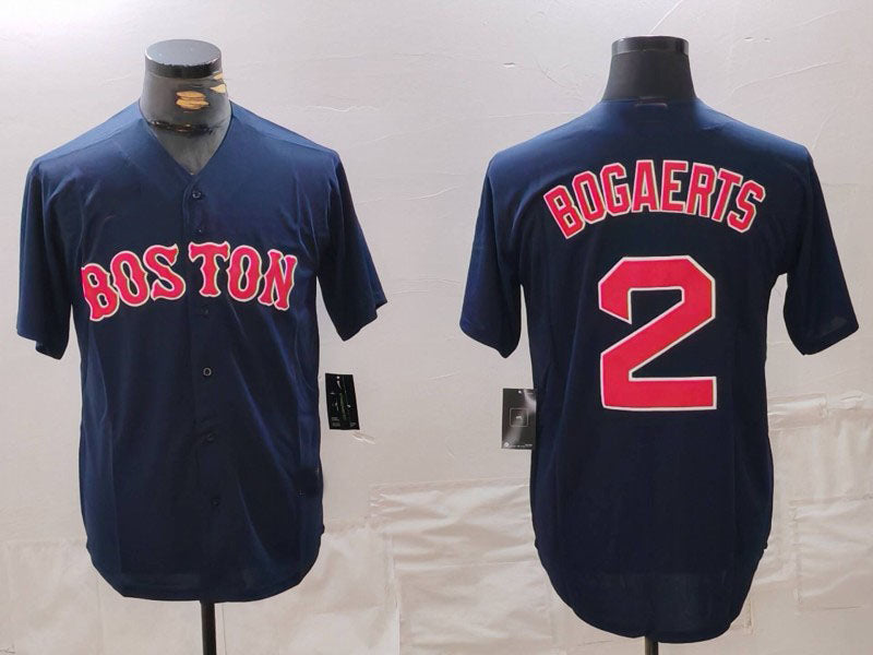 Xander Bogaerts #2 Boston Red Sox Cool Base Baseball Jerseys Limited Jersey - Grey