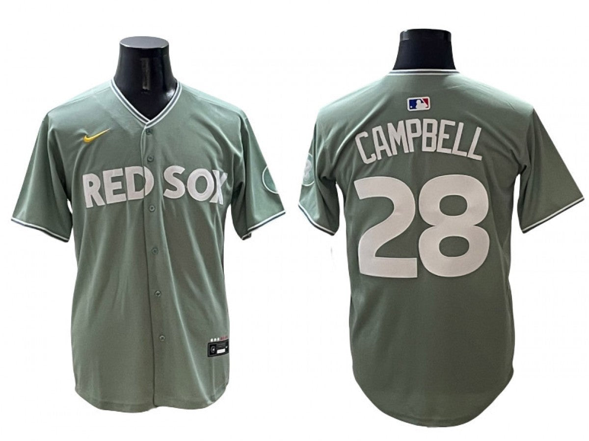 Kristian Campbell #28 Boston Red Sox 2025 City Connect Limited Jersey - Green