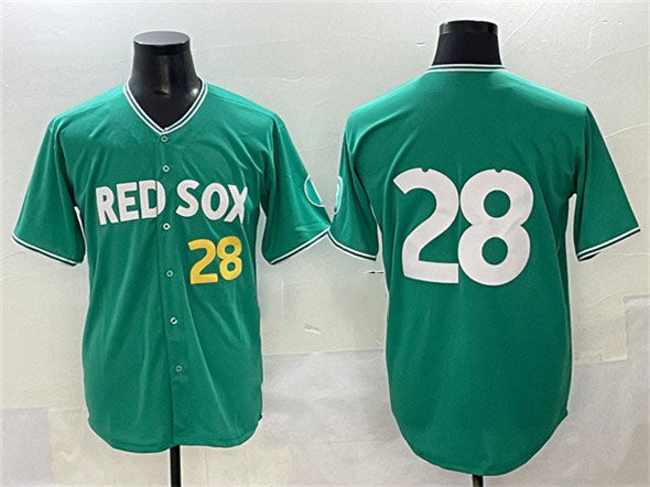 Kristian Campbell #28 Boston Red Sox 2025 City Connect Limited Ba Jersey - Green