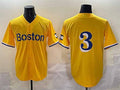 Boston Red Sox #3 Ceddanne Rafaela City Connect Limited Baseball Jersey - Gold