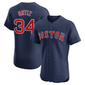 David Ortiz #34 Boston Red Sox Alternate Elite Bas Player Jersey - Navy