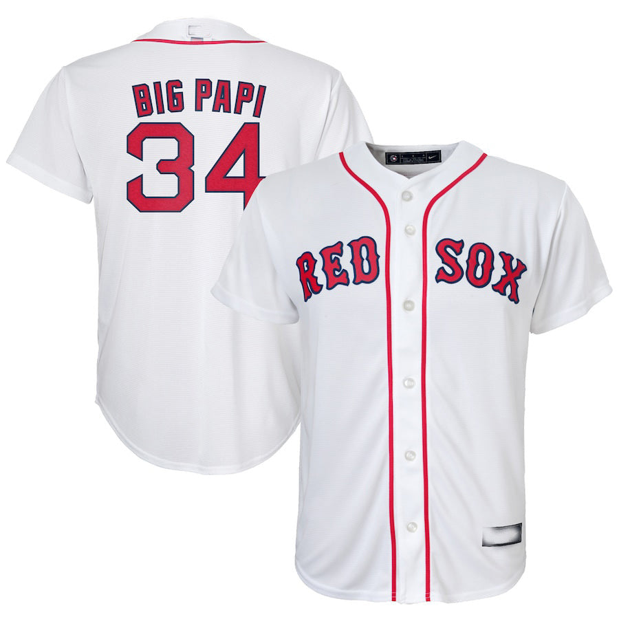 David Ortiz #34 Boston Red Sox Baseball Jerseys Limited Player Jersey - White