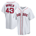 Boston Red Sox #43 Ceddanne Rafaela Home Basebal Limited Jersey - White