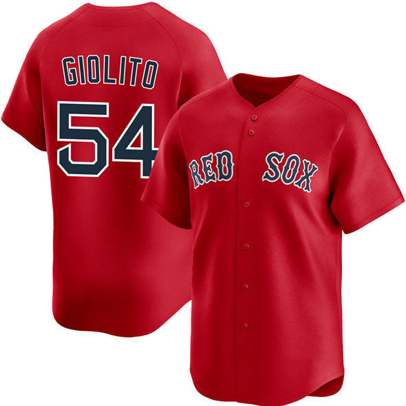 Lucas Giolito #54 Boston Red Sox 2025 Alternate Limited Baseball Je Jersey - Red