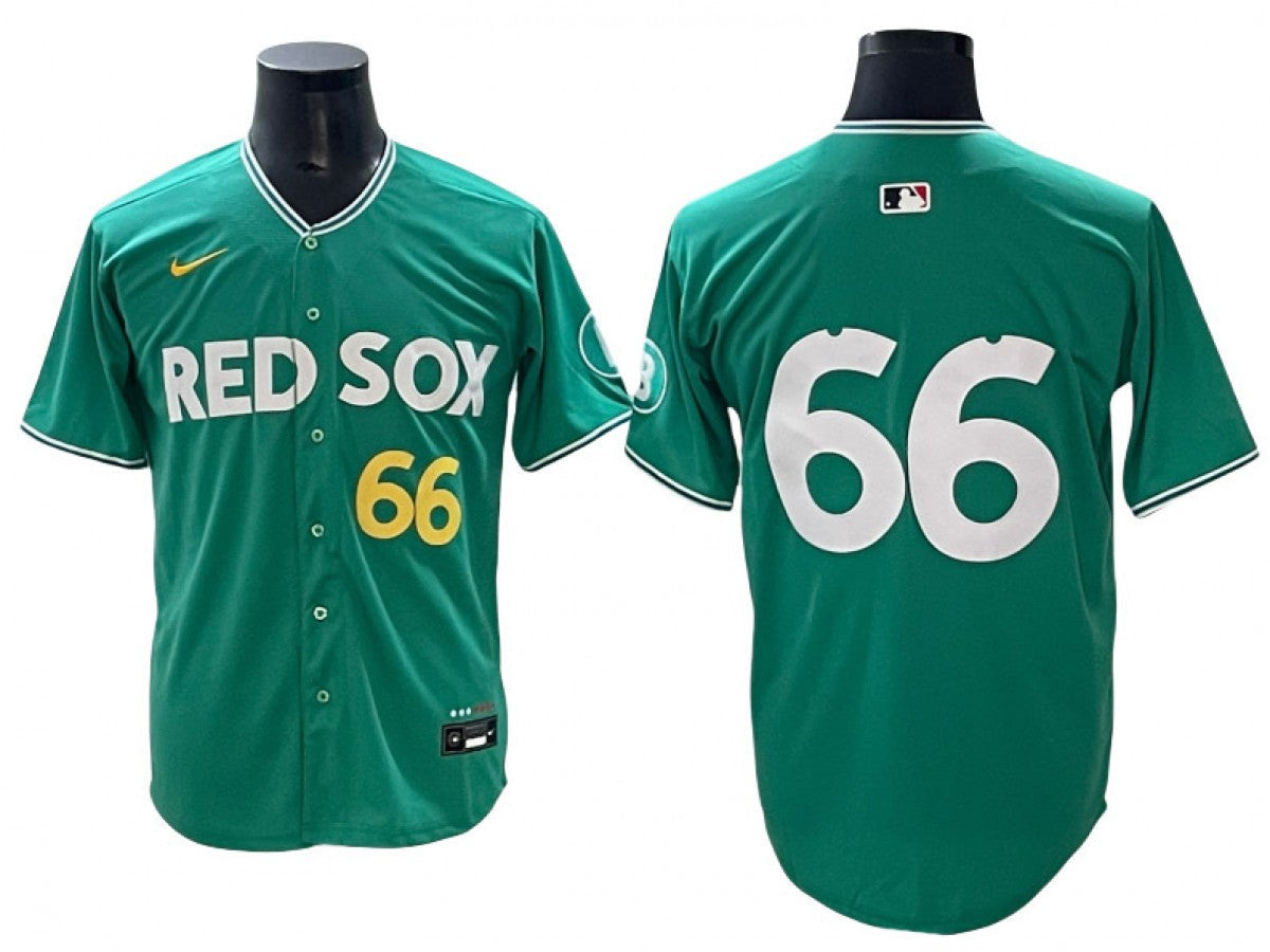 Brayan Bello #66 Boston Red Sox 2025 City Connect Limited Jersey - Green