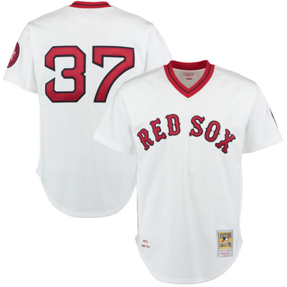 Bill Lee Boston Red Sox Throwback Pullover Limited Jersey - White