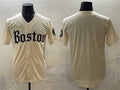 Boston Red Sox Blank Gothic Vapor Limited Baseball Jersey - Cream