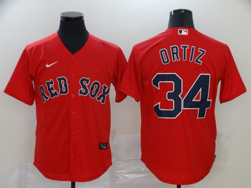 David Ortiz #34 Boston Red Sox 2020 Limited Jersey - Red