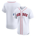 Boston Red Sox Home Elite Patch Baseball Jersey - White