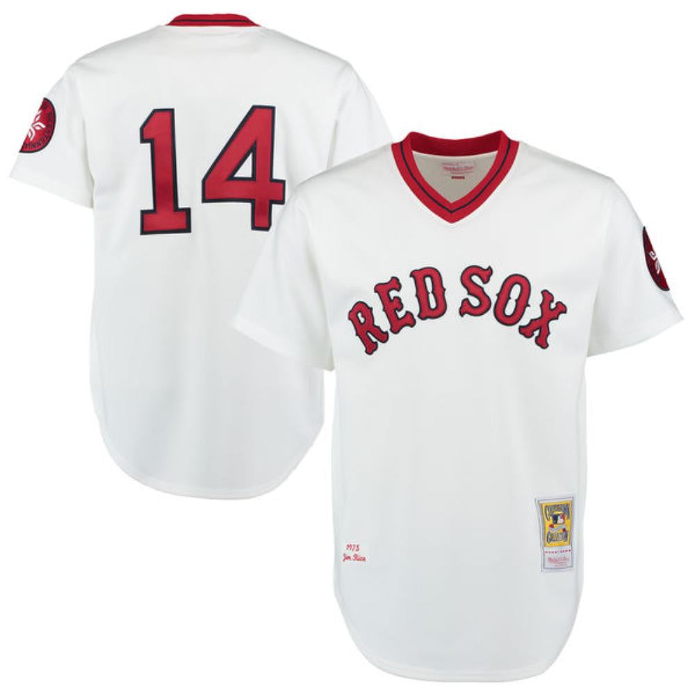 Jim Rice Boston Red Sox Throwback Pullover Limited Jersey - White