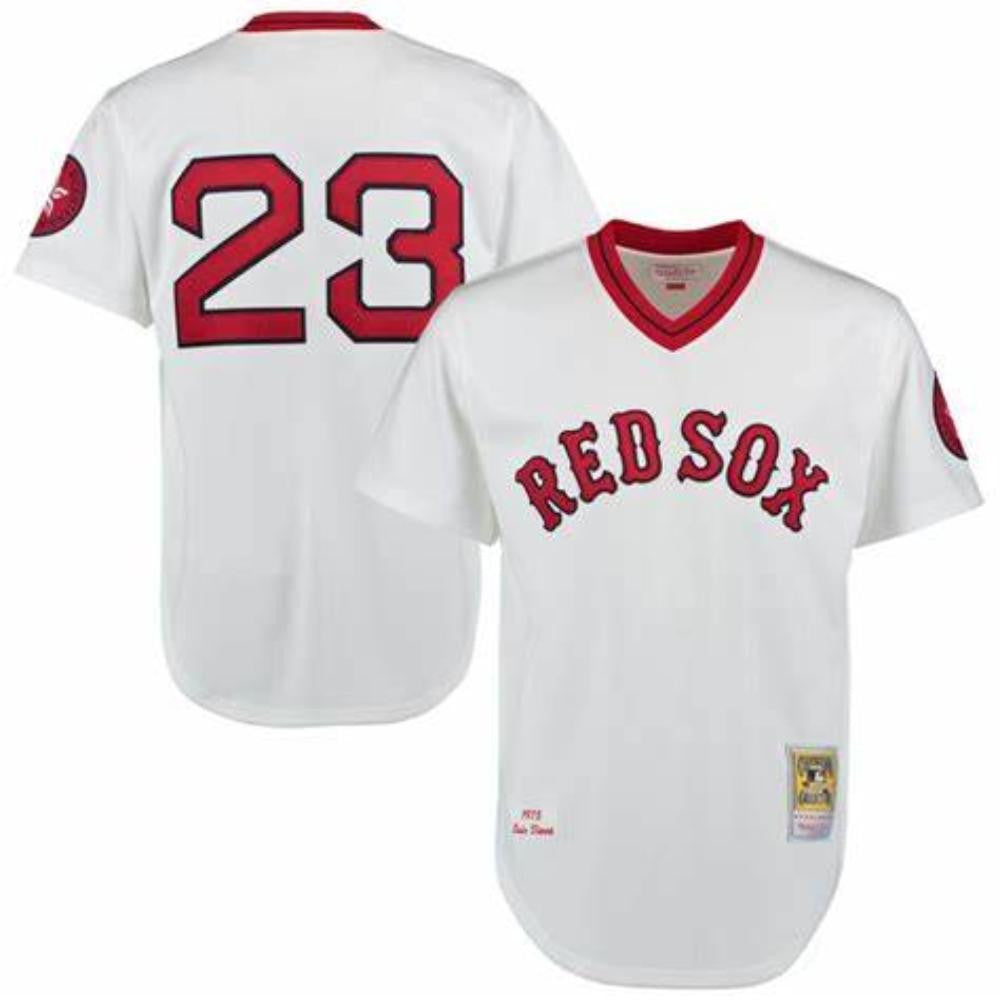 Luis Tiant Boston Red Sox Throwback Pullover ' Limited Jersey - White