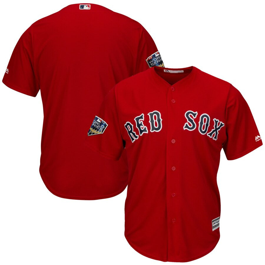 Boston Red Sox Majestic 2018 World Series Limited Cool Base Team Jersey - Scarlet
