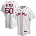 Mookie Betts #50 Boston Red Sox 2020 Limited Jersey - White
