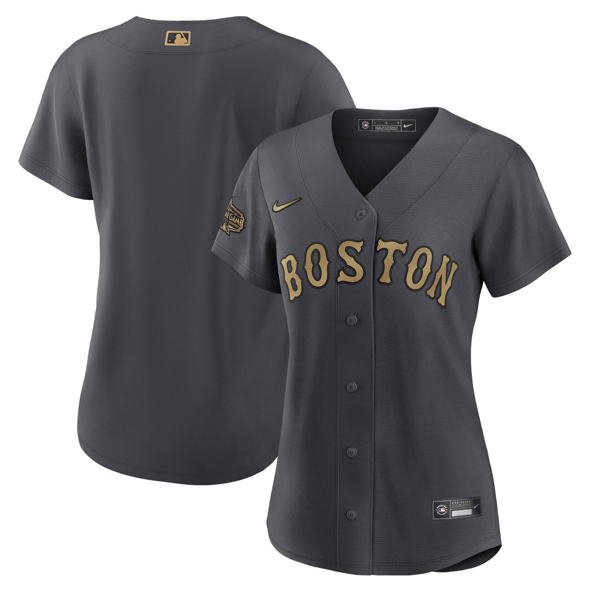 Boston Red Sox Nike Womens 2022 Star Game Limited Blank Jersey - Charcoal