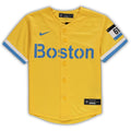 Boston Red Sox Preschool 2021 City Connect Limited Team Jersey - Gold