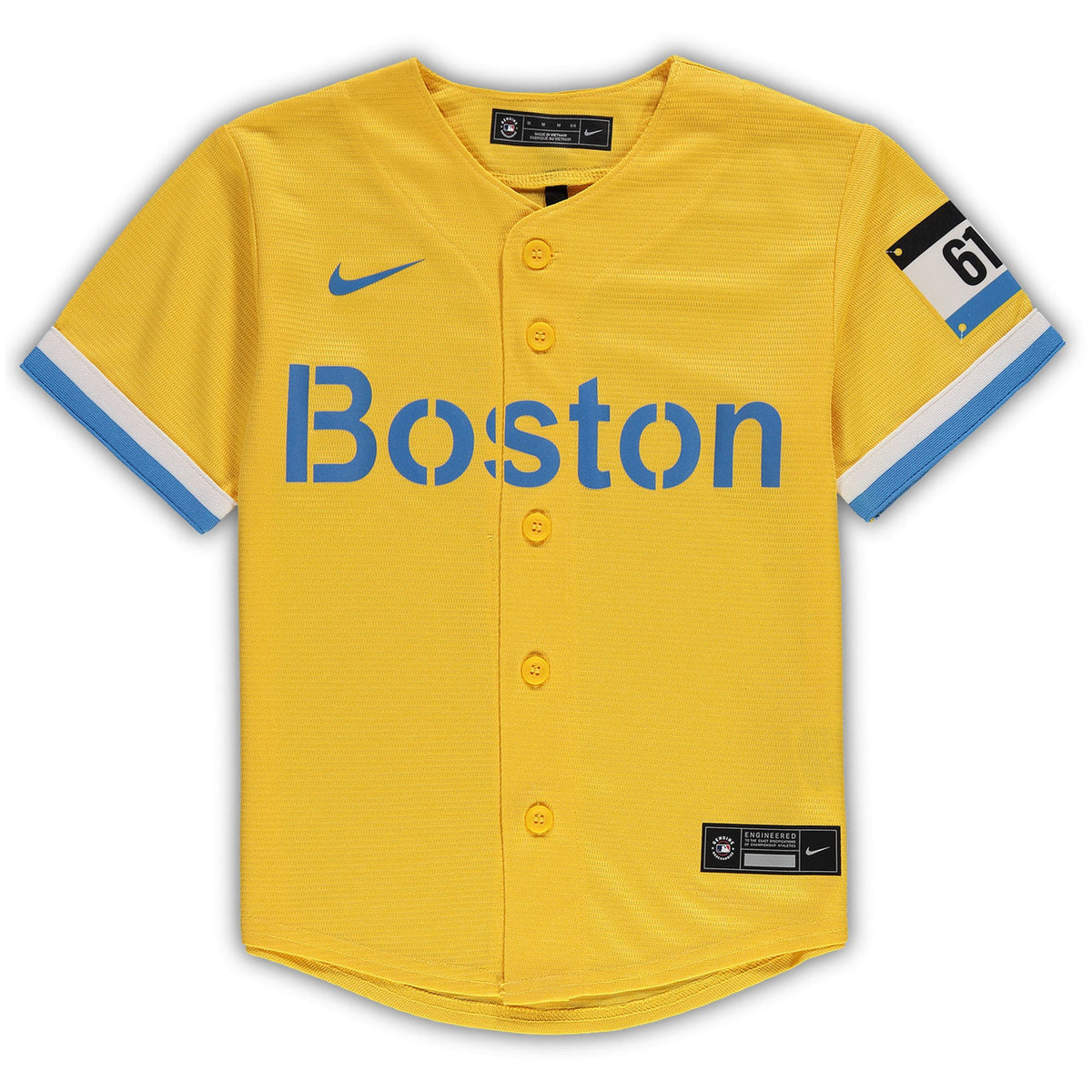 Boston Red Sox Preschool 2021 City Connect Limited Team Jersey - Gold